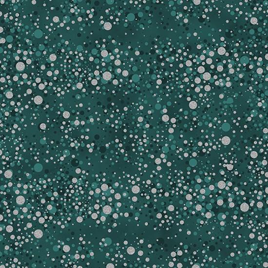 Hoffman Fabrics Fly Home for Winter Teal/Silver U4975-21S