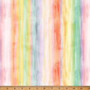 Hoffman Fabrics Love and Learning Rainbow Stripe  V5332-181