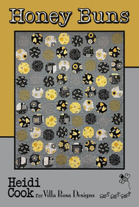 Honey Buns Quilt Pattern finished size 47"x57" by Villa Rosa Designs