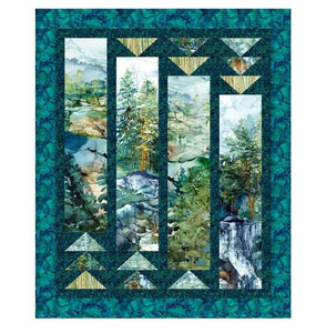 Ingots Quilt Kit finished size 54.5"x66" pattern by Quilting Renditions