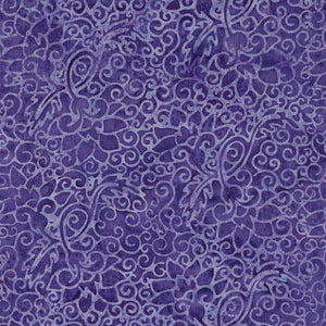 Island Batik Williams Garden Swirl Outline Floral Wisteria 112025440