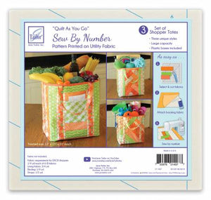 Quilt As You Go Utility Shoppers Totes - 3 pack  JT-1497