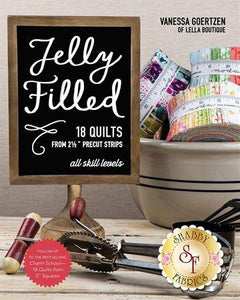 Jelly Filled 18 Quilts from 2 1/2 in Strips by Vanessa Goertzen 11343