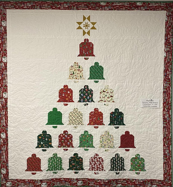 Jingle Bells Quilt Kit finished size 74