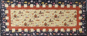 Kitty Waffle Time Runner Kit finished size 18"x42" pattern from Atkinson Designs