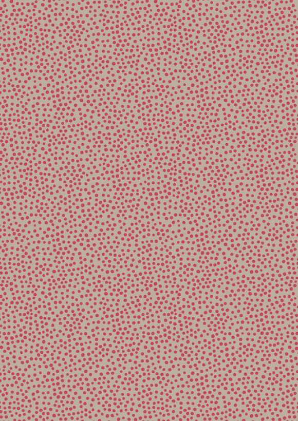 Lewis & Irene Winter In Bluebell Wood Flannel Winter Red Dots   F46.3