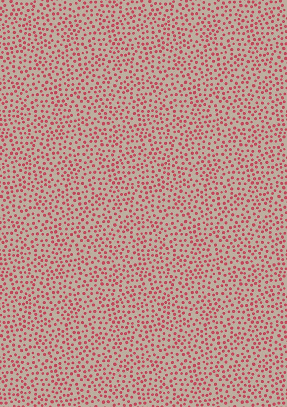 Lewis & Irene Winter In Bluebell Wood Flannel Winter Red Dots   F46.3