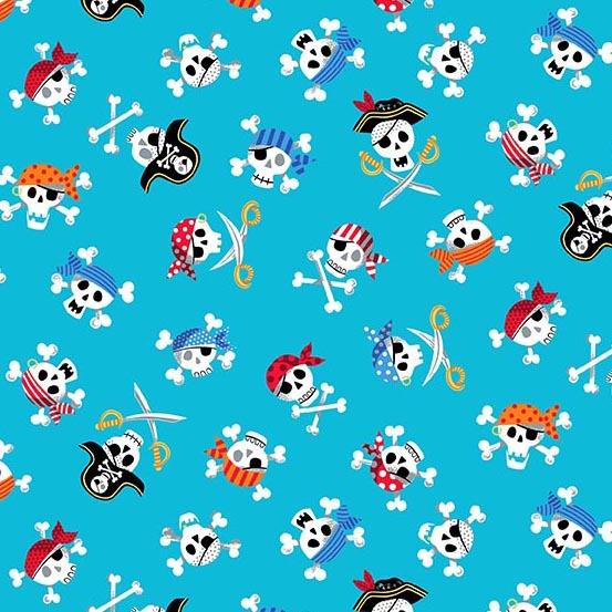 Makower UK Fabrics Pirates TP-2431-B