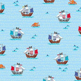 Makower UK Fabrics Pirates TP-2433-B3