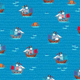 Makower UK Fabrics Pirates TP-2433-B8