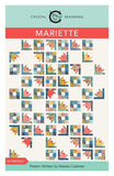 Mariette Quilt Pattern by Crystal Manning for Moda finished quilt size 63" x 84"