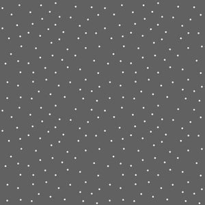 Maywood Studio Kimberbell Basics Tiny Dots Grey White  MAS8210-KW