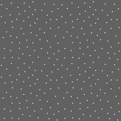 Maywood Studio Kimberbell Basics Tiny Dots Grey White  MAS8210-KW