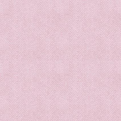Maywood Studio Little Lambies Woolies Flannel Pink Herringbone   MASF1841-VR