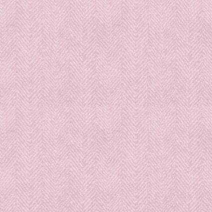 Maywood Studio Little Lambies Woolies Flannel Pink Herringbone   MASF1841-VR