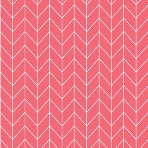 Maywood Studios Kimberbell Basics Chevron Pink MAS8258-P