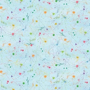 Michael Miller Fabrics Brush with Nature Color Splash Blue DDC10485-BLUE-D