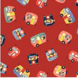 Michael Miller Fabrics Camping Life Campers DDC10100-REDX-D