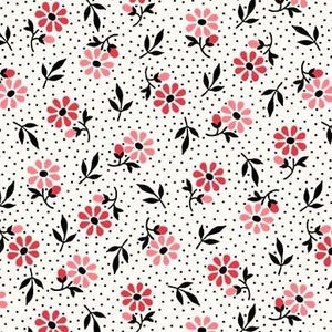 Michael Miller Fabrics Kiss the Cook Dancing Daisy CX8066-PEAR-D