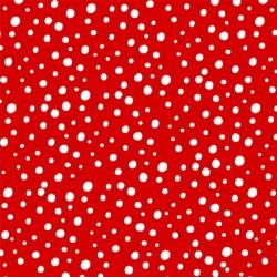 Michael Miller Fabrics Love to Knit Dot, Dot, Dot  CX9554-REDX-D
