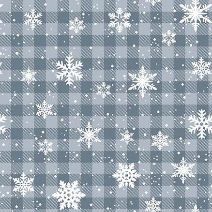 Michael Miller Fabrics Oh Deer! Falling Snowflakes  CX10946-SEAX-D
