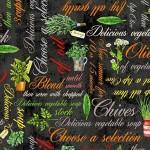 Michael Miller Fabrics Taste of the Season Perfect Combination Charcoal DCX10873-CHAR-D