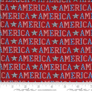 Moda Fabrics America Beautiful Barnwood Red 19983 11