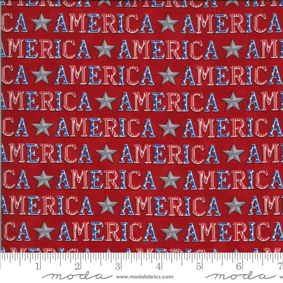Moda Fabrics America Beautiful Barnwood Red 19983 11