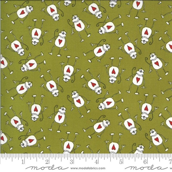 Moda Fabrics Animal Crackers Pickle Light Green 5803 12