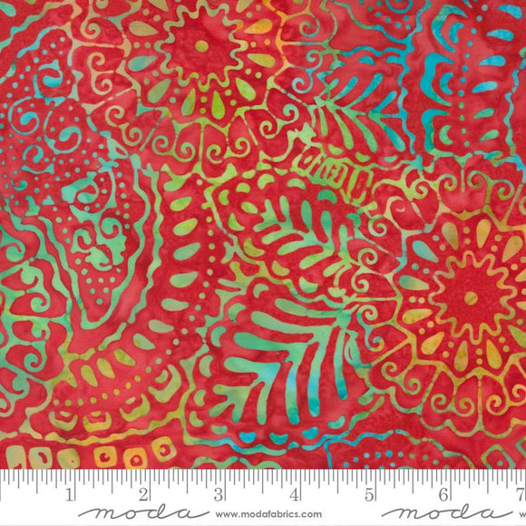 Moda Fabrics Bermuda Batiks Ruby 4359 13