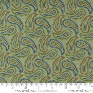 Moda Fabrics Fall Fantasy Flannels Fern 6841-22F