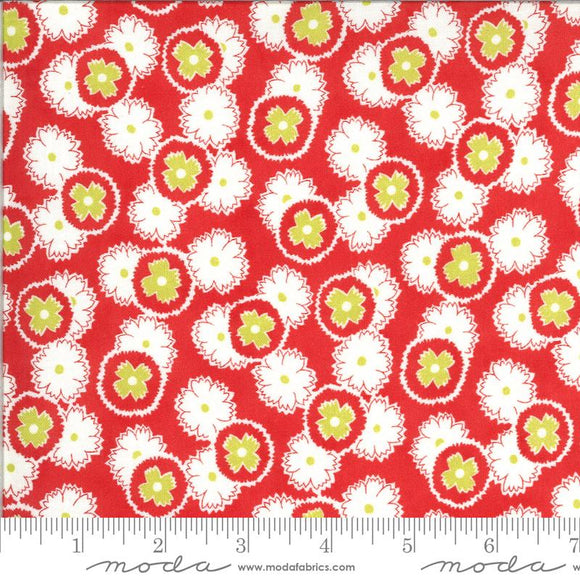 Moda Fabrics Figs Shirting Barn Red 20392 13