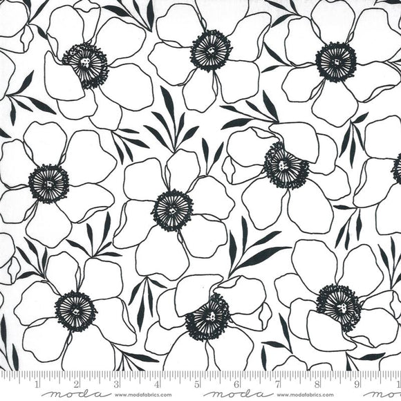 Moda Fabrics Illustrations Graphite  11502 14