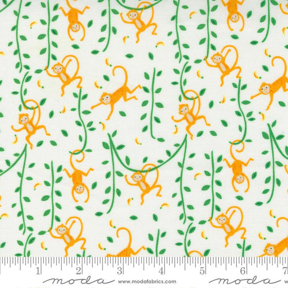 Moda Fabrics Jungle Paradise Cloud  20784 11