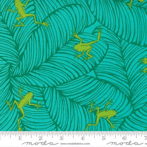 Moda Fabrics Jungle Paradise Peacock 20786 18