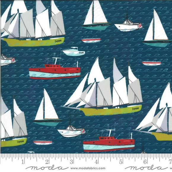 Moda Fabrics Lakeside Story Sailcloth 13351 12