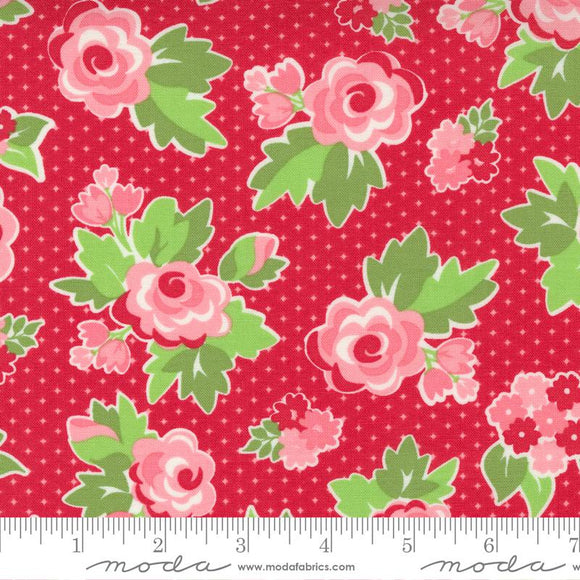 Moda Fabrics Love Lily Cherry 24110 12