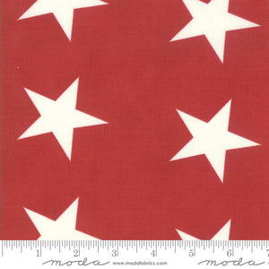 Moda Fabrics Mackinac Island Stars Red 14889 20