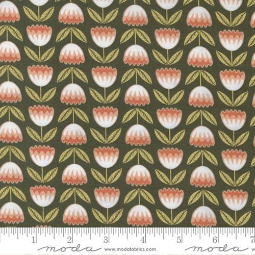 Moda Fabrics Meadowmere Metallic Forest 48362 33M