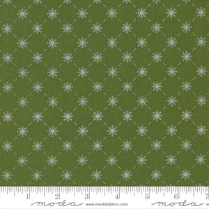 Moda Fabrics Merrymaking Evergreen Metallic 48345 14M