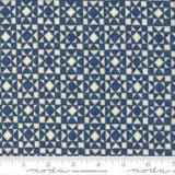 Moda Fabrics My Country  Pacific Blue 7045 14