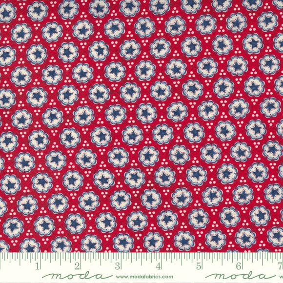 Moda Fabrics My Country Rich Red 7043 13