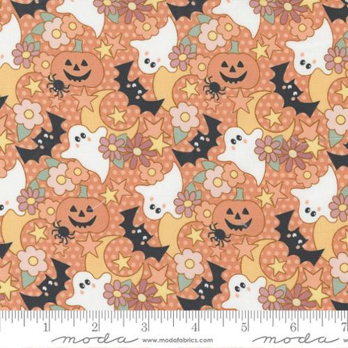 Moda Fabrics Owl O Ween Pumpkin 31191 13