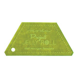 Moda Fabrics Project Jelly Roll Half Hexi Template 2.5"