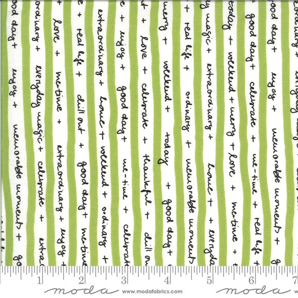 Moda Fabrics Quotation Pistachio 1732 14