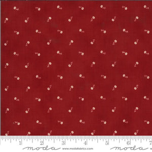 Moda Fabrics Redwork Gatherings Red 49113-14