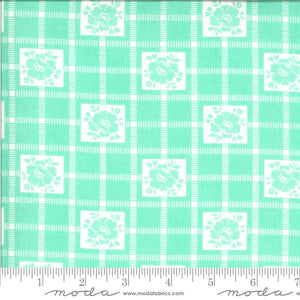 Moda Fabrics Shine On Check Aqua 55212 12