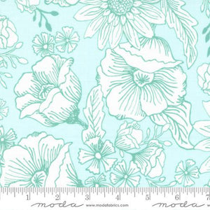 Moda Fabrics Sunflowers In My Heart Mist 27320 12