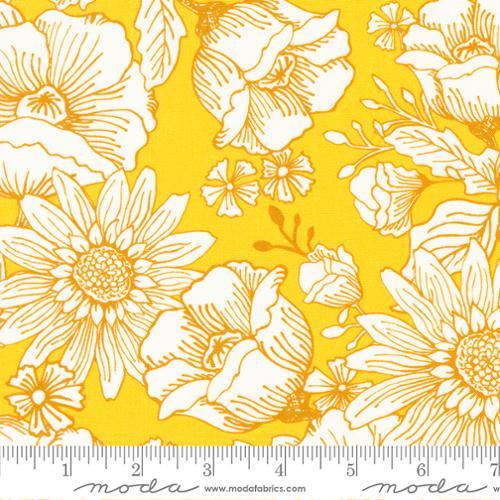 Moda Fabrics Sunflowers In My Heart Sunshine  27320 31
