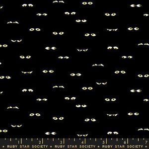 Moda Fabrics Tiny Frights Black  RS5120 14G  Ruby Star